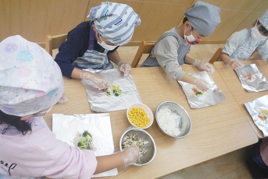 画像：給食の方針